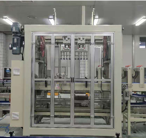 Machine d'emballage, de scellage et de mise en place de cartons pour bière, soda, boissons gazeuses, aliments, lait en poudre, boîtes, bocaux, bouteilles - Product Image 2