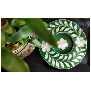 Bone Inlay coaster for Office and Tea Cup and Tabletop Bone Inlay coaster for Parties and Restaurant Use - Product Image 3