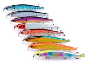 ABS flottant Wobbler Plopping plongée dur pêche méné inspiré appât leurres crochets pour rivière lac ruisseau océan plage bateau - Product Image 6