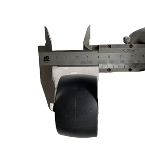 3 Inch <strong>Nylon</strong> <strong>Wheel</strong> with SUS Bearings Durable Polyurethane Rubber TPR Thermoplastic Rubber Swivel Type - Product Image 2