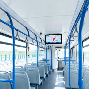 OSK-Monitor abatible de montaje en techo, pantalla digital HD de 27 pulgadas, 12V, 24V, pantalla de <span class=keywords><strong>bus</strong></span> digital de montaje en techo para coche, TV LCD - Product Image 2