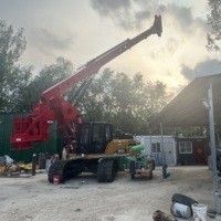 Machine de forage rotative SANY SR155 d'occasion, équipement de pieutage de fondations pour la construction