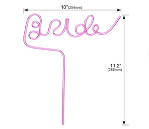 Pailles à boire pour la mariée, fête <span class=keywords><strong>de</strong></span> fiançailles, future mariée, cadeau unique pour la mariée, <span class=keywords><strong>enterrement</strong></span> <span class=keywords><strong>de</strong></span> <span class=keywords><strong>vie</strong></span> <span class=keywords><strong>de</strong></span> jeune fille, fournitures pour fête <span class=keywords><strong>de</strong></span> mariage - Product Image 6