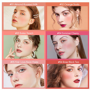 SANIYE มูสเหลวบลัชออน,สีผสมกำมะหยี่กันน้ำตามสูตรหลากสี - Product Image 2