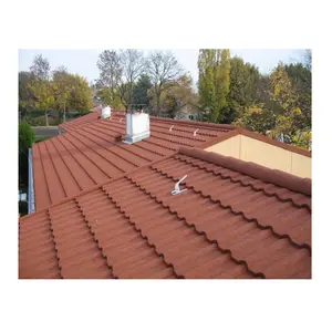 Long-Lasting Stone Coated Steel Roofing Tile Resistant To Ul With A Service Life Of Around 50 Years
