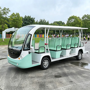 Autobús Turístico Eléctrico de 17 Plazas con Techo Abierto, de Bajo Consumo y Ahorro de Energía, para Recorridos de Turistas en Resorts - Product Image 1