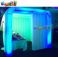 Tente gonflable de prise de vue, stand photo de fête, de salle de tir LED, 10 pièces