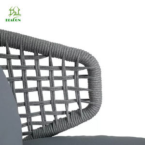 <span class=keywords><strong>Chaise</strong></span> de bar tressée en corde <span class=keywords><strong>chaise</strong></span> de bar tricotée pour <span class=keywords><strong>terrasse</strong></span> extérieure à la mode pour café-bar d'hôtel - Product Image 6