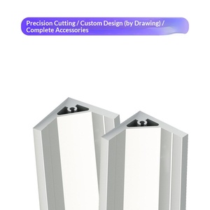 Angolare Industriale in Alluminio a 90 Gradi, Tavolo da Lavoro ad Angolo Retto, Anodizzato, a Forma di L, Angolare Rinforzato <span class=keywords><strong>Equilatero</strong></span>, Modello 5353B-90 - Product Image 3