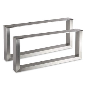 Bàn Khung Hiện Đại Sang Trọng Bàn Văn Phòng Băng Ghế Dự Bị Ăn Uống Cà Phê Ăn Uống Đồ Nội Thất Kim Loại Chải Bàn Thép Không Gỉ Chân Cho Bảng - Product Image 2