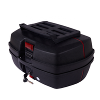Boîte arrière de moto Durable de 45 Litres, boîte supérieure arrière de grande capacité
