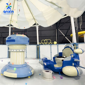 Manège à balles Anxin pour 16 personnes, manège commercial d'amusement, voiture à balles pulvérisatrices avec fibre de verre et acier pour tous les âges - Product Image 2