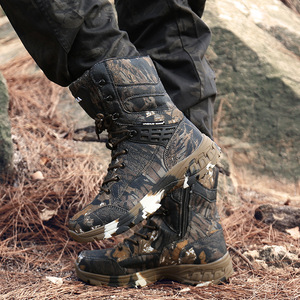Bottes de randonnée hautes antidérapantes et résistantes à l'usure pour hommes, toutes saisons, pour le travail et la randonnée en plein air - Product Image 3