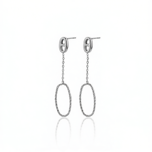 ต่างหูแฟชั่น PE0207 สำหรับผู้หญิง เครื่องประดับคุณภาพสูง - Product Image 3