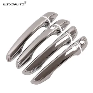 WZXD Nuovo Auto Laterale della Maniglia di Portello Della Copertura Con Smart Hole Trim Accessori ABS Chrome Corpo Kit Per Elantra 2019 2020