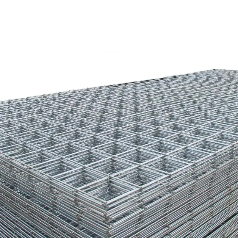 1x1 2x2 panneau de treillis métallique soudé carré galvanisé à chaud robuste