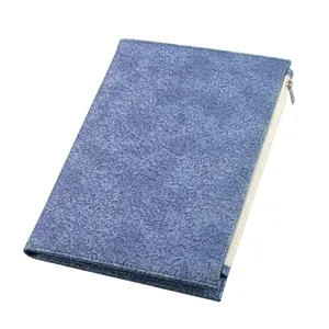फैक्टरी मूल्य उच्च गुणवत्ता कस्टम चादरें निविड़ अंधकार A5 पु चमड़े के कवर के साथ ब्रांड नाम नोटबुक जेब