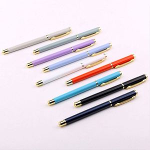 Hot-Selling Custom Slim Signature Metal Ballpoint <b>Pens</b> Various Colors for Corporate Gifts Sports Rollerball <b>Pen</b> Signature Gift - Product Image 2