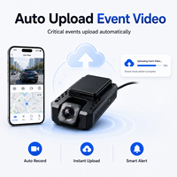 Mini caméra embarquée IA avec suivi GPS GNSS, enregistrement d'événements ADAS, téléchargement automatique, stockage cloud 5G, suivi en temps réel et diffusion en direct à distance pour flotte