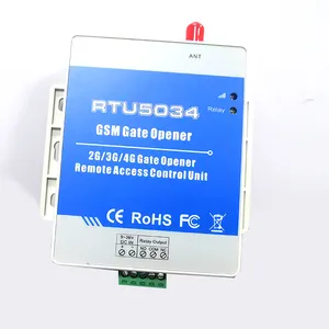 4G GSM 2G APP SMS 원격 제어 단일 릴레이 스위치 GSM 게이트 오프너 RTU5034 슬라이딩 스윙 게이트 오프너 (RTU5024 교체)