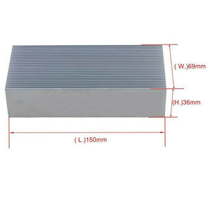 مشتت حراري من الألومنيوم سلسلة 6000 مصنع بتقنية التحكم الرقمي بالحاسوب مع تهوية حرارية - Product Image 6