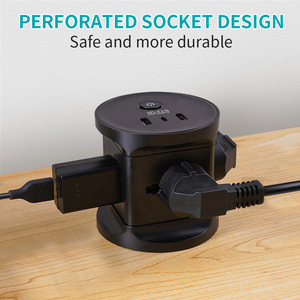 Winningstar Smart Power <b>Socket</b> EU Plug 2500W Rotatable Multi Outlet Desktop Converter <b>Universal</b> Use - Product Image 3