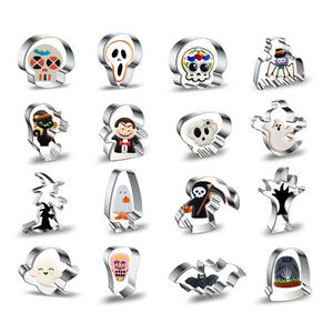 All'ingrosso stampo biscotto per <span class=keywords><strong>biscotti</strong></span> di <span class=keywords><strong>Halloween</strong></span> stampo fondente in acciaio inox <span class=keywords><strong>Halloween</strong></span> Cookie Cutter per la cottura della torta - Product Image 3