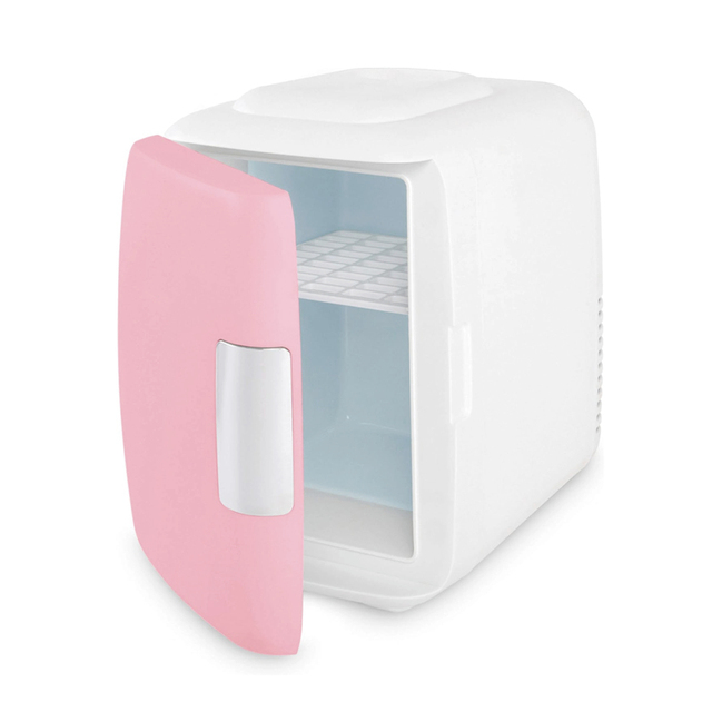 Facetory Retro Mini Fridge 4 Liter Frost Free Mini Refrigerator for Office Home Portable Small Fridge Refrigerator Small Size