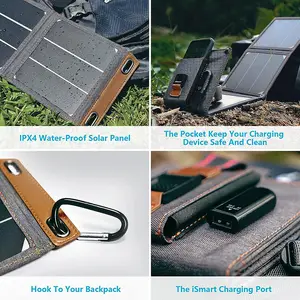 Neue Designs Solar tragbares Ladegerät 14w 21w 28w Solarmodule Telefon USB-Ladegerät für Handy-Laptop