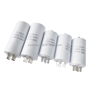 Condensateurs de démarrage de moteur à courant alternatif <span class=keywords><strong>CBB60</strong></span> 1-100uf 450V pour diverses applications, y compris les condensateurs à haute efficacité pour machine à laver - Product Image 1