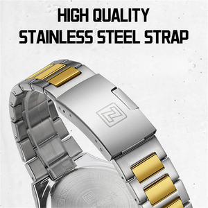 Reloj de Cuarzo de Acero Inoxidable para Hombre <span class=keywords><strong>NAVIFORCE</strong></span> 9249 de Lujo de Fábrica con Movimiento Japonés <span class=keywords><strong>Seiko</strong></span> Resistente al Agua Regalo Casual para Hombre - Product Image 3