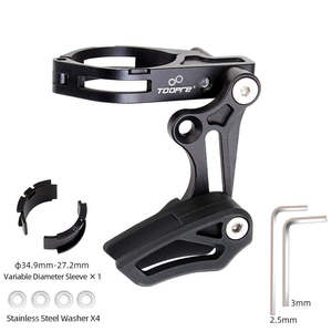 TOOPRE Guide de chaîne de vélo réglable pour <span class=keywords><strong>VTT</strong></span>, système 1x, protection de <span class=keywords><strong>cadre</strong></span>, pince 27.2-34.9MM, pour cyclisme - Product Image 2