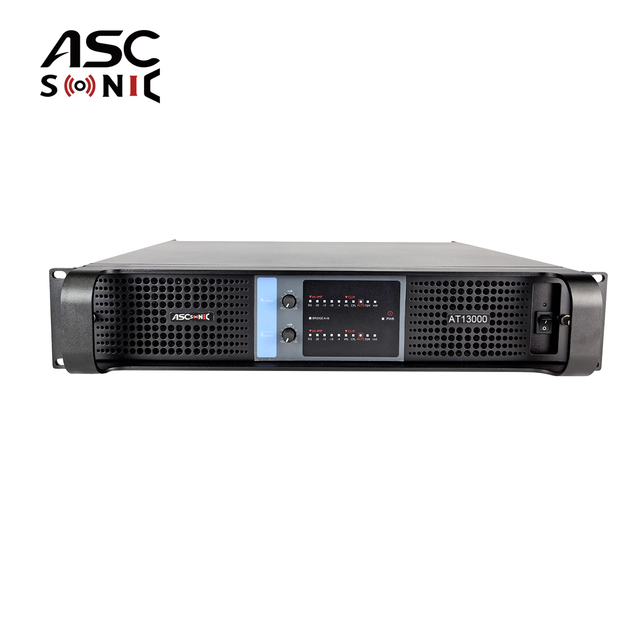 ASCSONIC AT13000 2-Channel 4 Ohm Metal Outdoor Pro Audio Power Amplifier 1000W