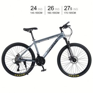 Vélo de montagne pour hommes - 26 pouces, double suspension, Dirt Jumper, VTT pour la conduite hors route et sur sentier |   Cadre en aluminium/acier haute performance - Product Image 4