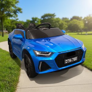 Auto Eléctrico de 12V para Niños con Música y Suspensión Perfecta para Niños de Dos a Siete Años, Juguete de Auto con Control Remoto - Product Image 1