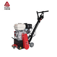 Fraiseuse à béton pour routes, machine à scarifier l'asphalte, moteur à essence 9 CV haute efficacité