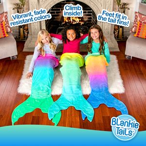 <span class=keywords><strong>Couverture</strong></span> en flanelle douce pour fille quatre saisons Sac de couchage <span class=keywords><strong>petite</strong></span> sirène <span class=keywords><strong>Couverture</strong></span> sirène tricotée de dessin animé portable - Product Image 5