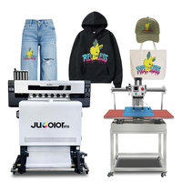 Jucolor 60cm A1 Dtf Imprimante Machine D'impression Numérique T-shirt Machine D'impression Tissu Machine D'impression Numérique Tissu Imprimante