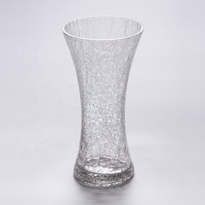Vaso in <span class=keywords><strong>Vetro</strong></span> Trasparente Effetto Ghiaccio a Forma <span class=keywords><strong>di</strong></span> Tromba, Moderno ed Economico, <span class=keywords><strong>per</strong></span> Matrimoni, Decorazioni <span class=keywords><strong>per</strong></span> la Casa, Centrotavola, Regalo - Product Image 1