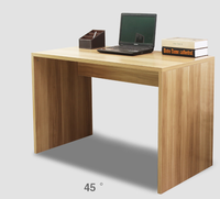 Mobilier de bureau à domicile moderne et innovant Bureau d'ordinateur en bois de hêtre avec fonctions de refroidissement pliables et extensibles pour le travail
