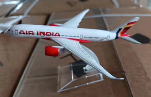 Fabricantes suministro aleación avión modelo <span class=keywords><strong>A350</strong></span> nuevo INDIA 16CM avión modelo personalizado para regalo de la empresa - Product Image 4
