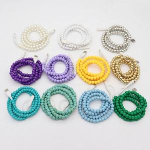 Câble de charge USB Type-C perlé et brillant avec nœud scintillant, câble de données à charge rapide, fil de charge décoratif style bijou tendance - Product Image 5