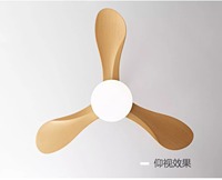 Meilleur prix Ventilateur de plafond LED en bois massif de 70 pouces avec conversion de fréquence de lumière et caméra cachée télécommandée