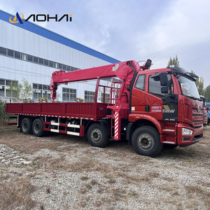FAW 15 Tonnen Montierter Knickarmkran-LKW 8x4 mit Hydraulischem Geradem/Faltbarem Arm, Kernkomponenten: Motor, Pumpe, Motor - Product Image 3