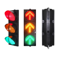 Feux de signalisation de sécurité routière à écran complet de 300 mm, haute qualité, haute luminosité, boîtier PC, flèche directionnelle