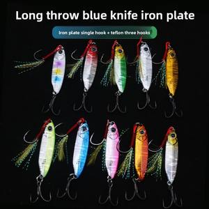 <span class=keywords><strong>Leurre</strong></span> de pêche jigging 3D réaliste avec hameçons triples et yeux de poisson, 10g, 15g, 18g, 20g, 10 couleurs, pour la pêche en <span class=keywords><strong>eau</strong></span> <span class=keywords><strong>douce</strong></span> au bar et au culter en lac, en métal - Product Image 2