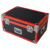 SHTX, equipo de escenario de dimensión personalizada, estuche de vuelo de transporte con interior de espuma, estuche de vuelo de aleación de aluminio duro con ruedas/freno