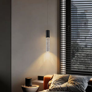 Minimalista Dimer burbuja cristal lámpara colgante 1 luces SKD LED luz colgante - Product Image 5
