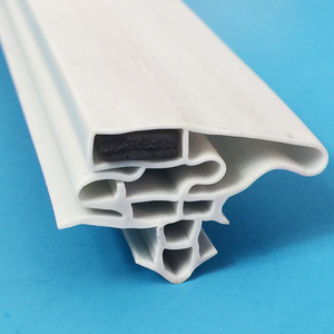 Bandes d'étanchéité GA 066 pour porte <span class=keywords><strong>de</strong></span> réfrigérateur 1,55 USD par mètre, y compris les bandes magnétiques, gris clair ou noir ou gris 7001 disponible - Product Image 1