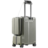 Vente en gros de valises à roulettes DE GER de qualité supérieure, fabriquées en Chine, avec cadre en aluminium, 20, 24, 28 pouces, 8 roues, ensembles de bagages de voyage